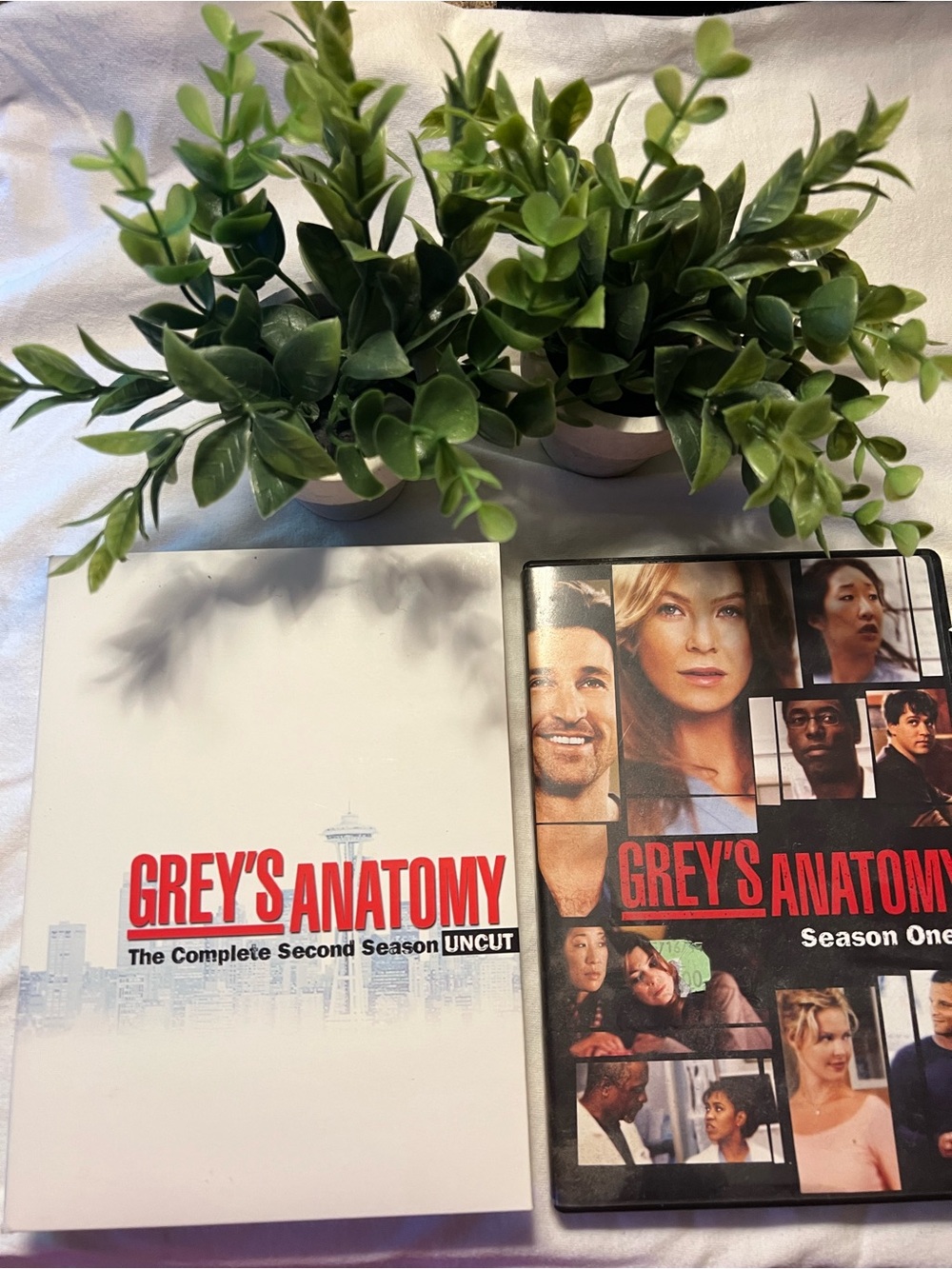 Grey's Anatomy DVD Seasons One & Two - White and Black Covers